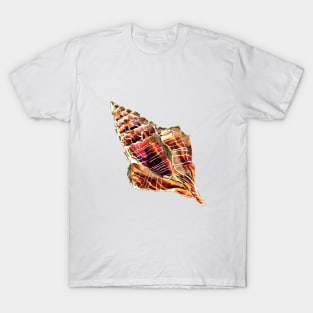 Bronze Conch Sea Shell T-Shirt